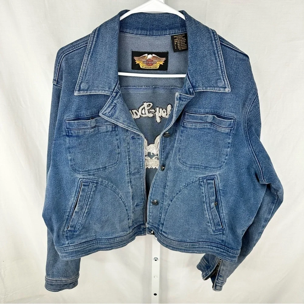 Harley Davidson Women’s Denim Jacket XL
